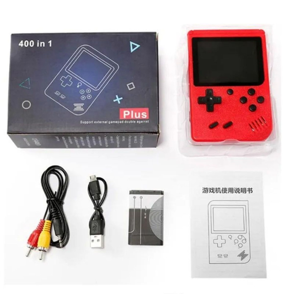 Retro Mini Handheld Portable Video Game Console, 400 Games (1- or 2-Pack) product image