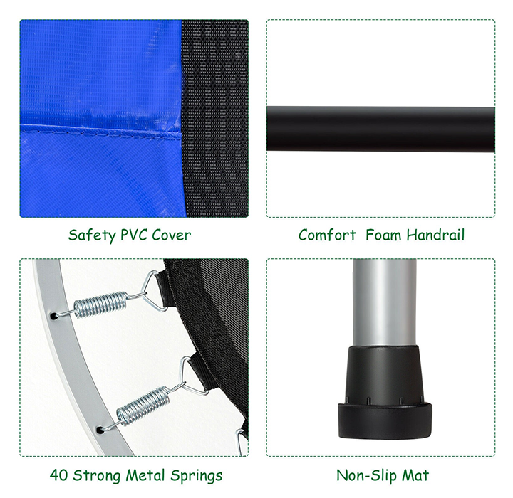 Foldable Double Mini Kids' Fitness Trampoline product image