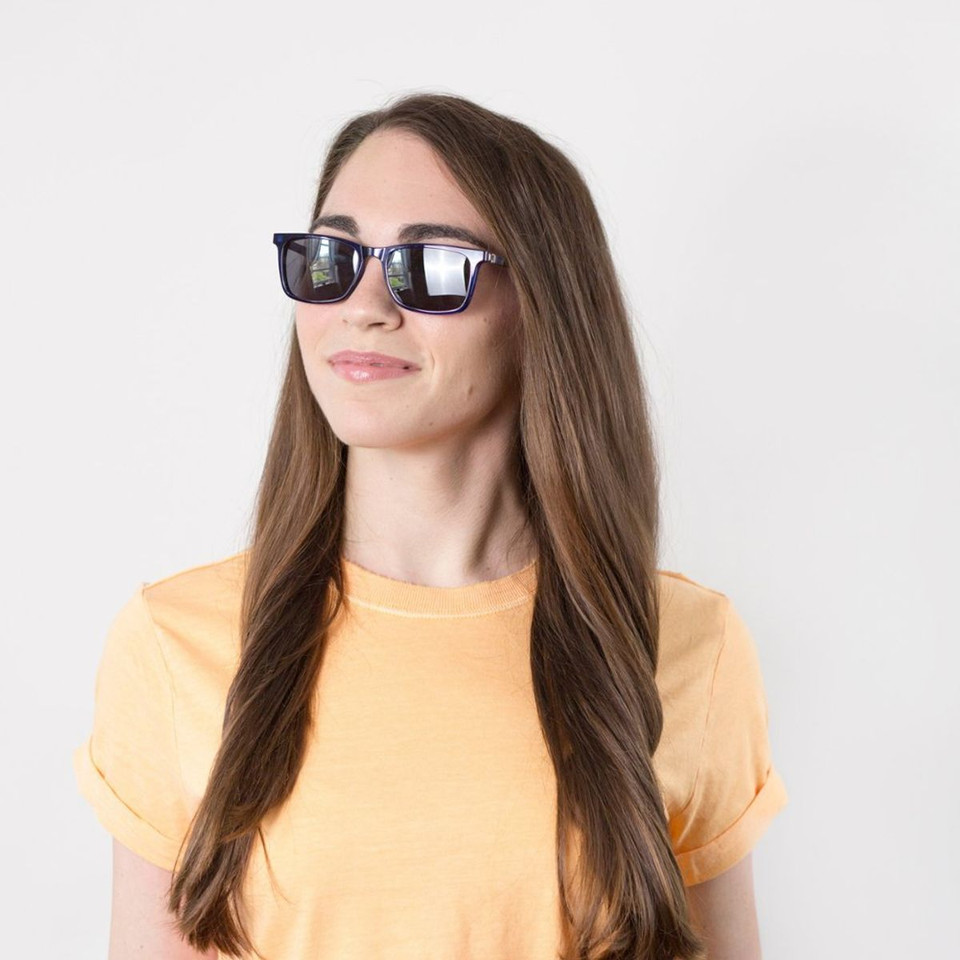 WaveBalance® Blue Light Reducing Glasses with Clip-on Sunglasses product image