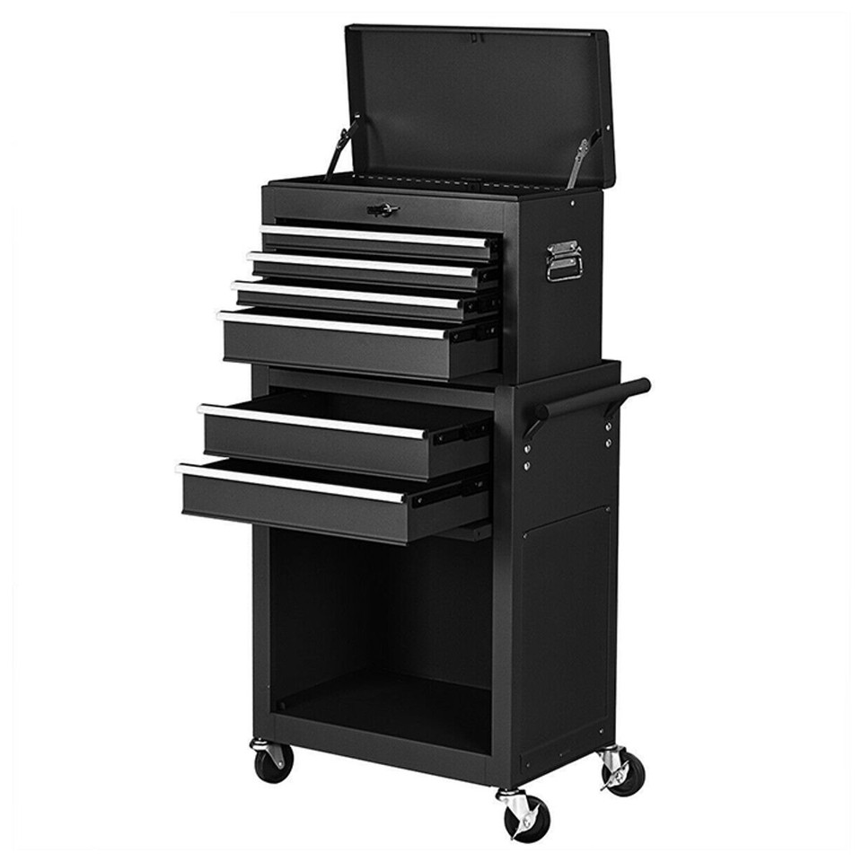 Rolling 2-in-1 6-Drawer Tool Cabinet product image