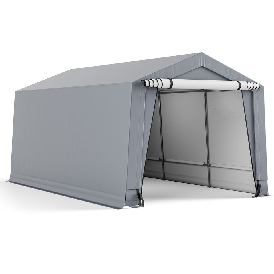 10 x 16/10 x 20-Foot Outdoor Heavy-Duty Carport with 2 Doors product image