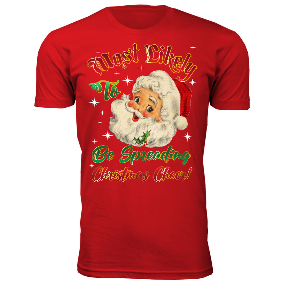 Men's Santa Claus Christmas 'Most Likely...' T-Shirts product image