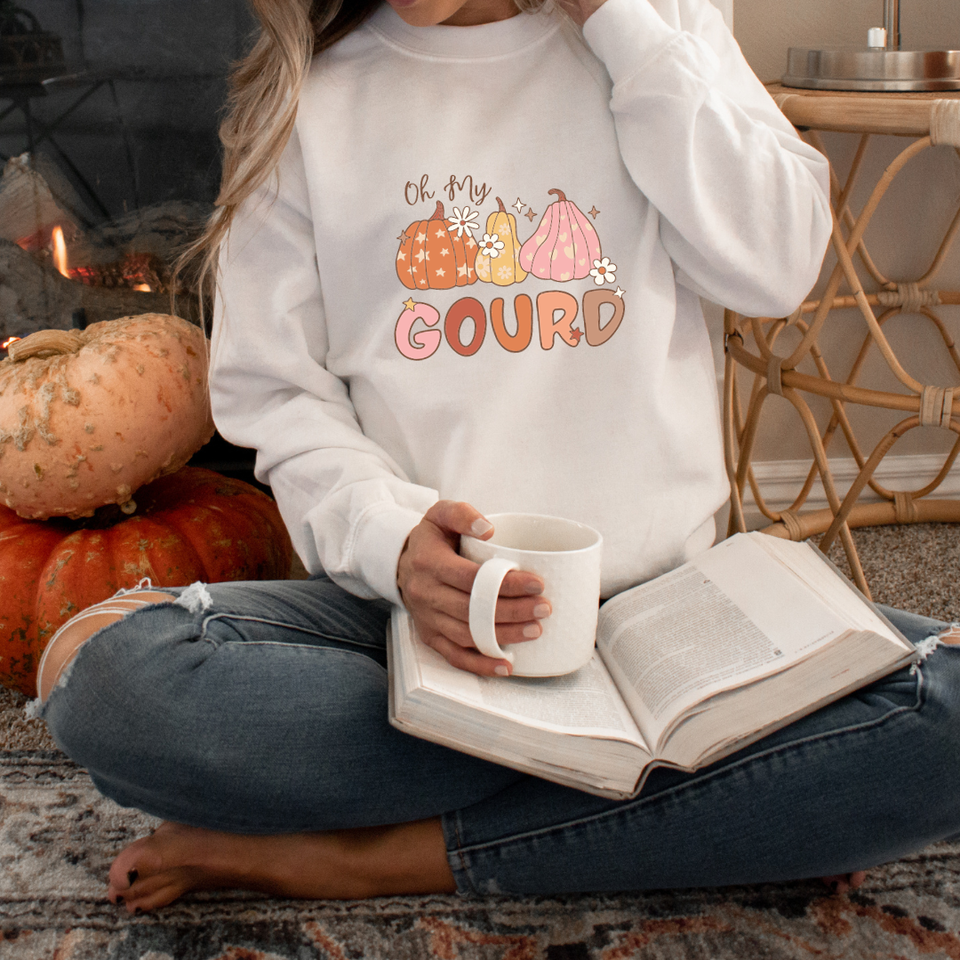 'Oh My Gourd' Unisex Graphic Crewneck Sweatshirt product image