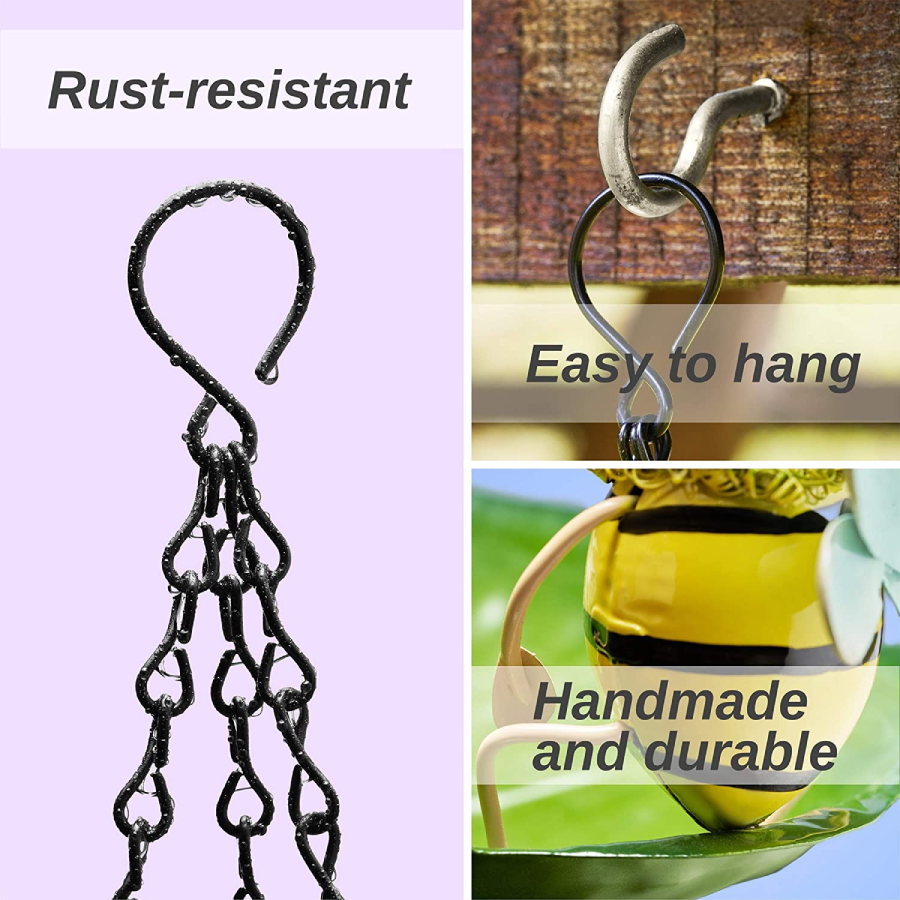 Hanging Bird Feeder Bird Bath with Cute Bee Design product image