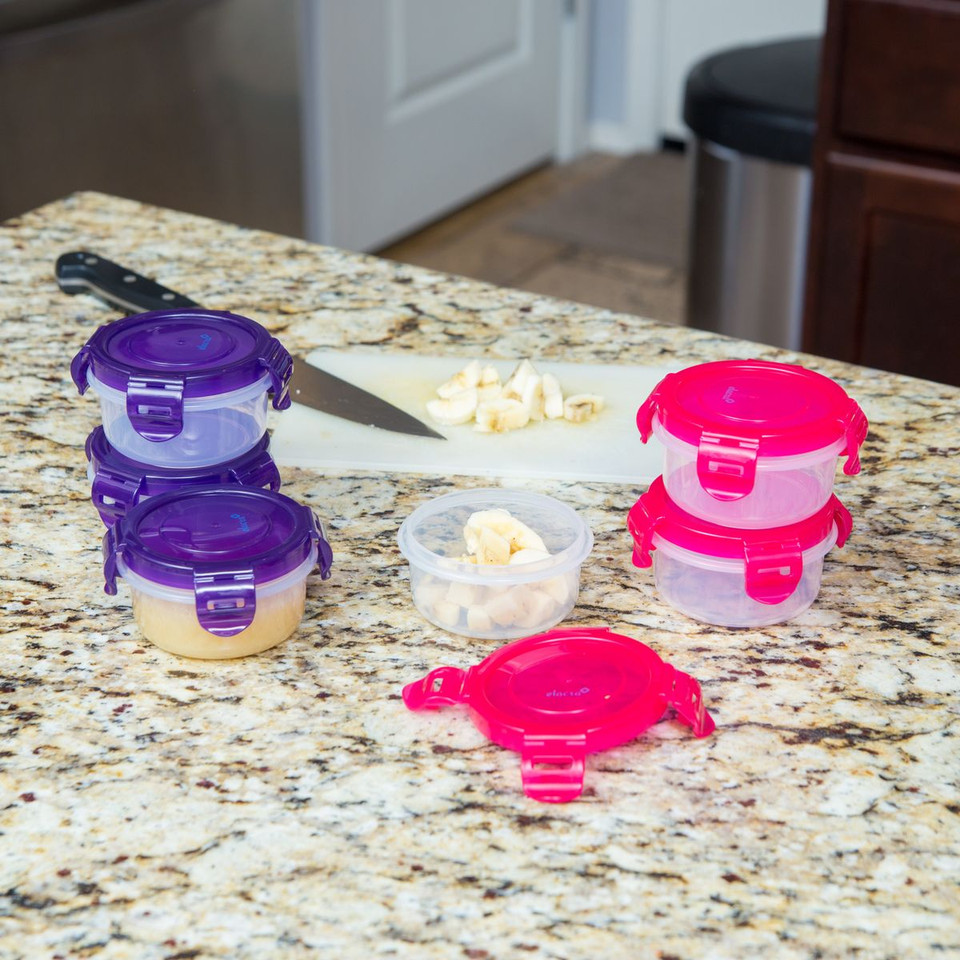 Elacra Baby Food Storage Plastic Containers (10-Pack) product image