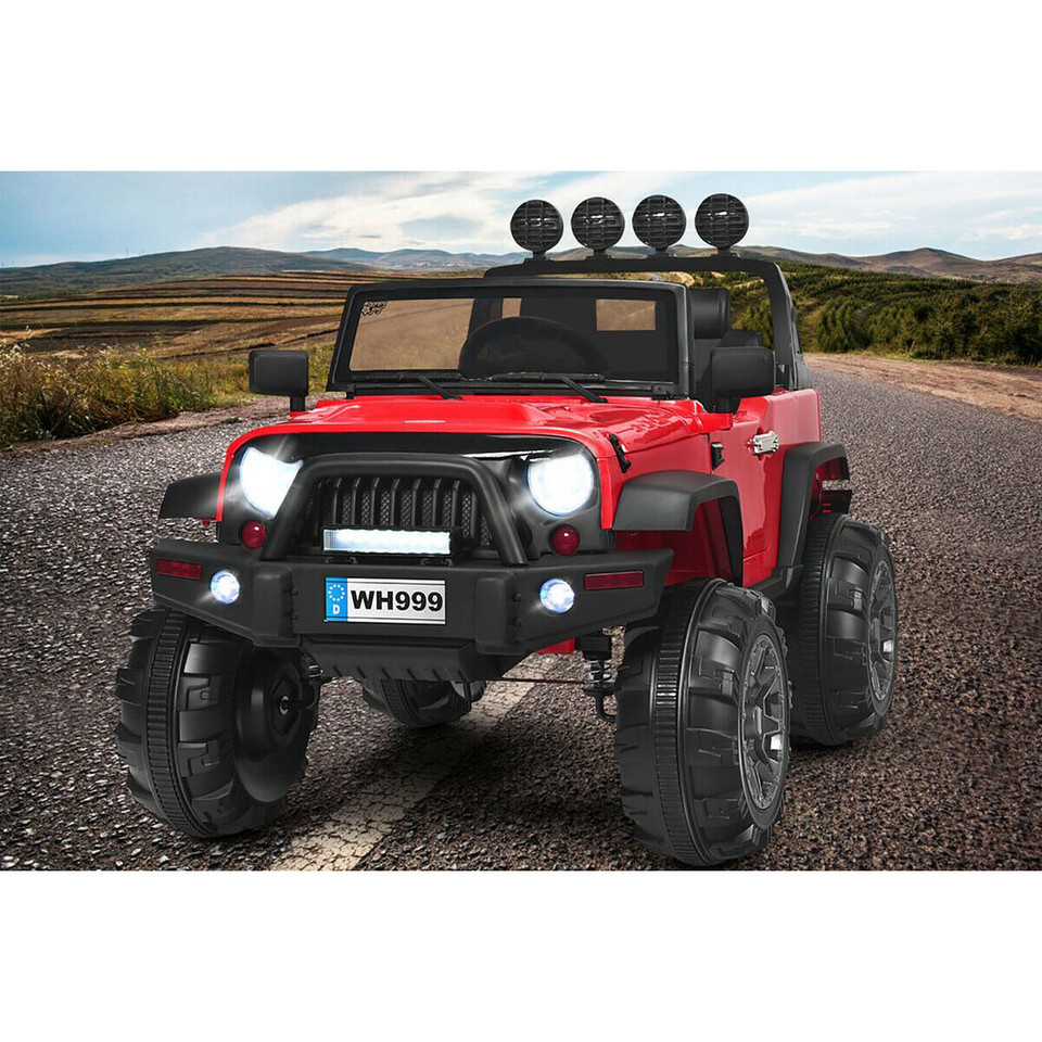 Kids' 12V Ride-on Spring Suspension Truck with Remote Control product image