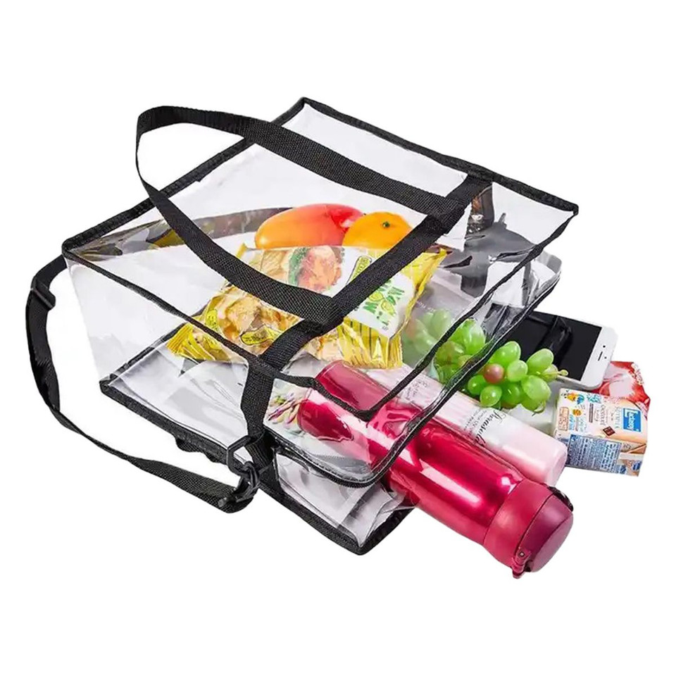 Stadium Approved Clear Tote Bag with Straps product image