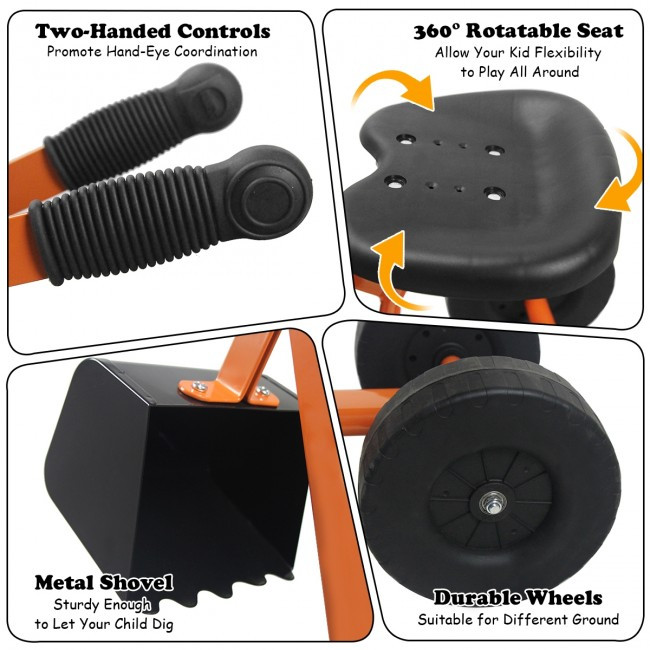 Kids' Heavy-Duty Ride-on Sand Digging Excavator product image