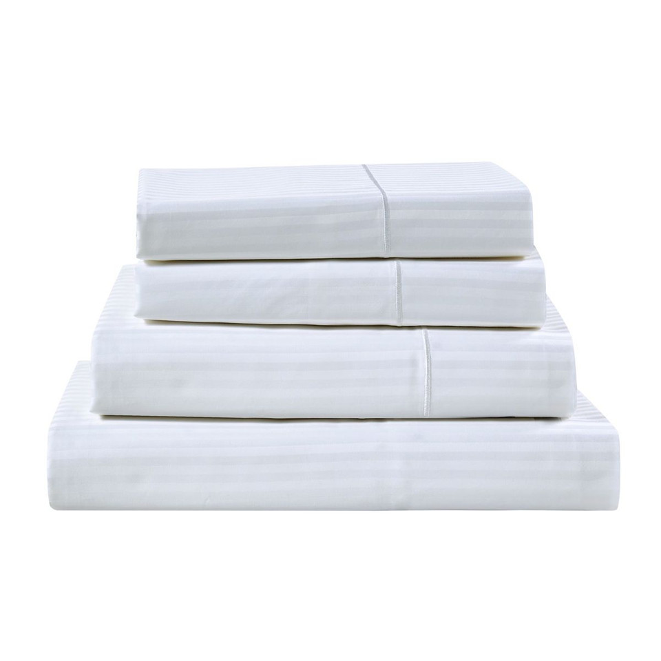 Kathy Ireland® 500 Thread Count Damask Stripe Sheet Set product image