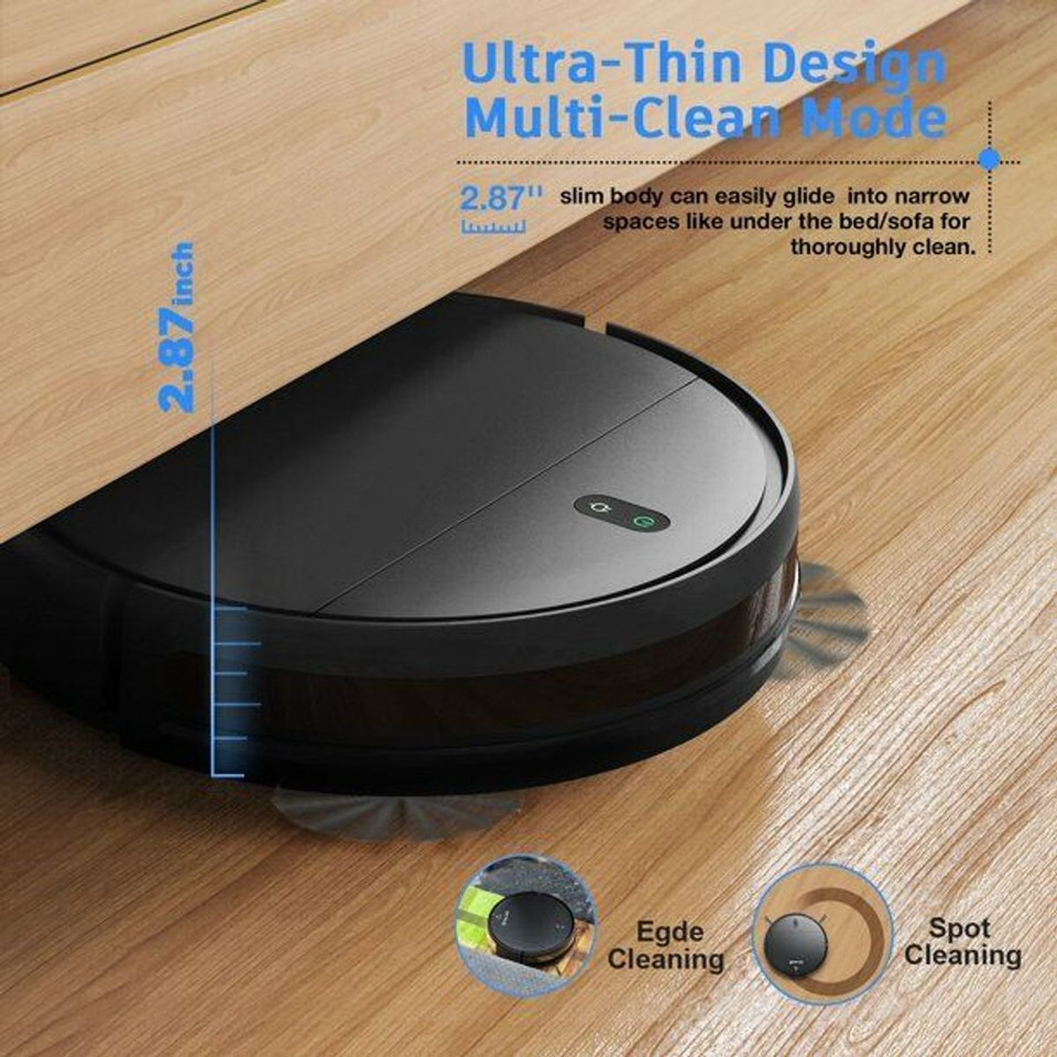 GTTVO® BR150 2-in-1 Robot Vacuum Cleaner Mop product image
