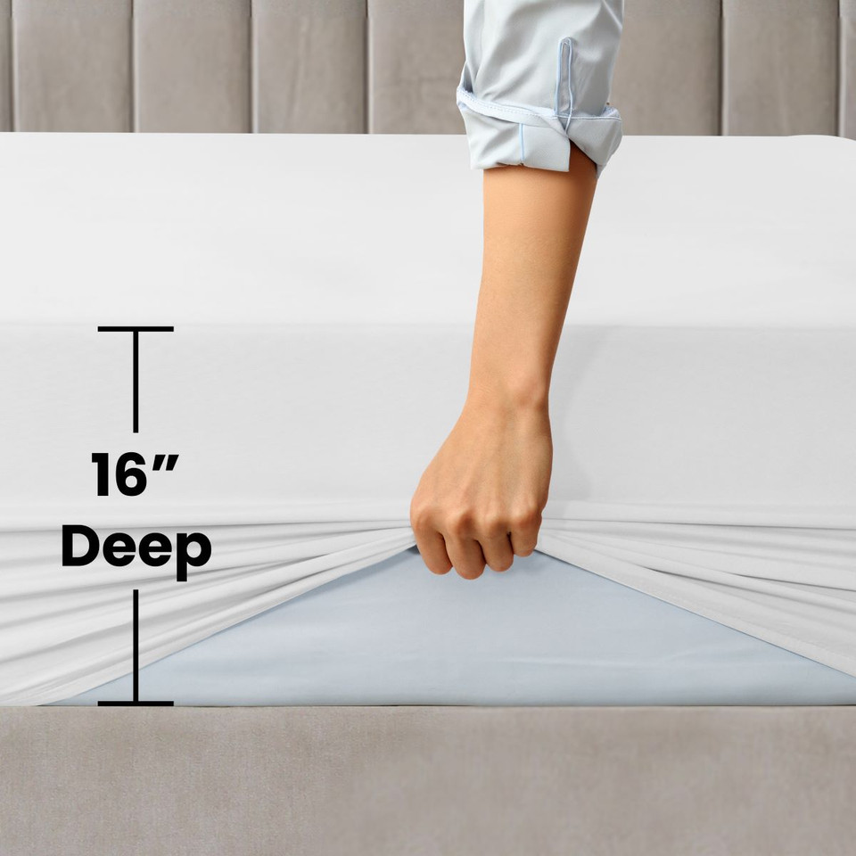 Premium Soft 16-Inch Deep Pocket Fitted Sheet product image