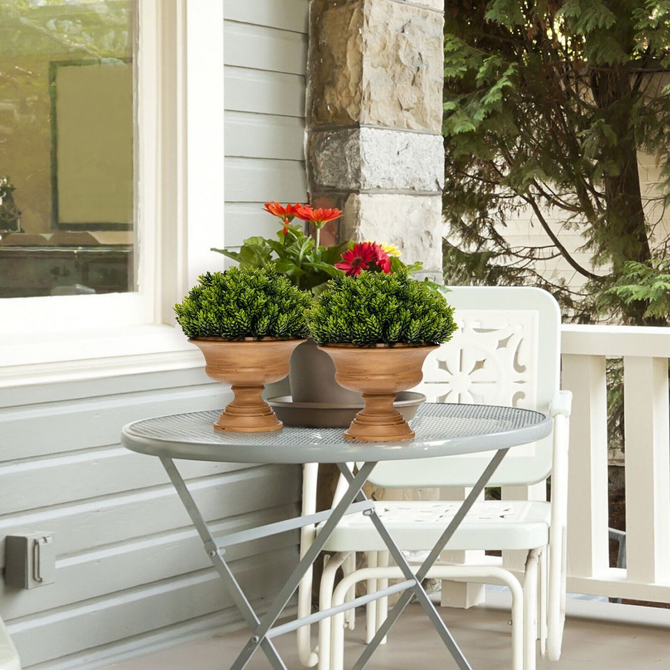 Goplus 4-Pack Artificial Mini Plant Greenery Decor product image