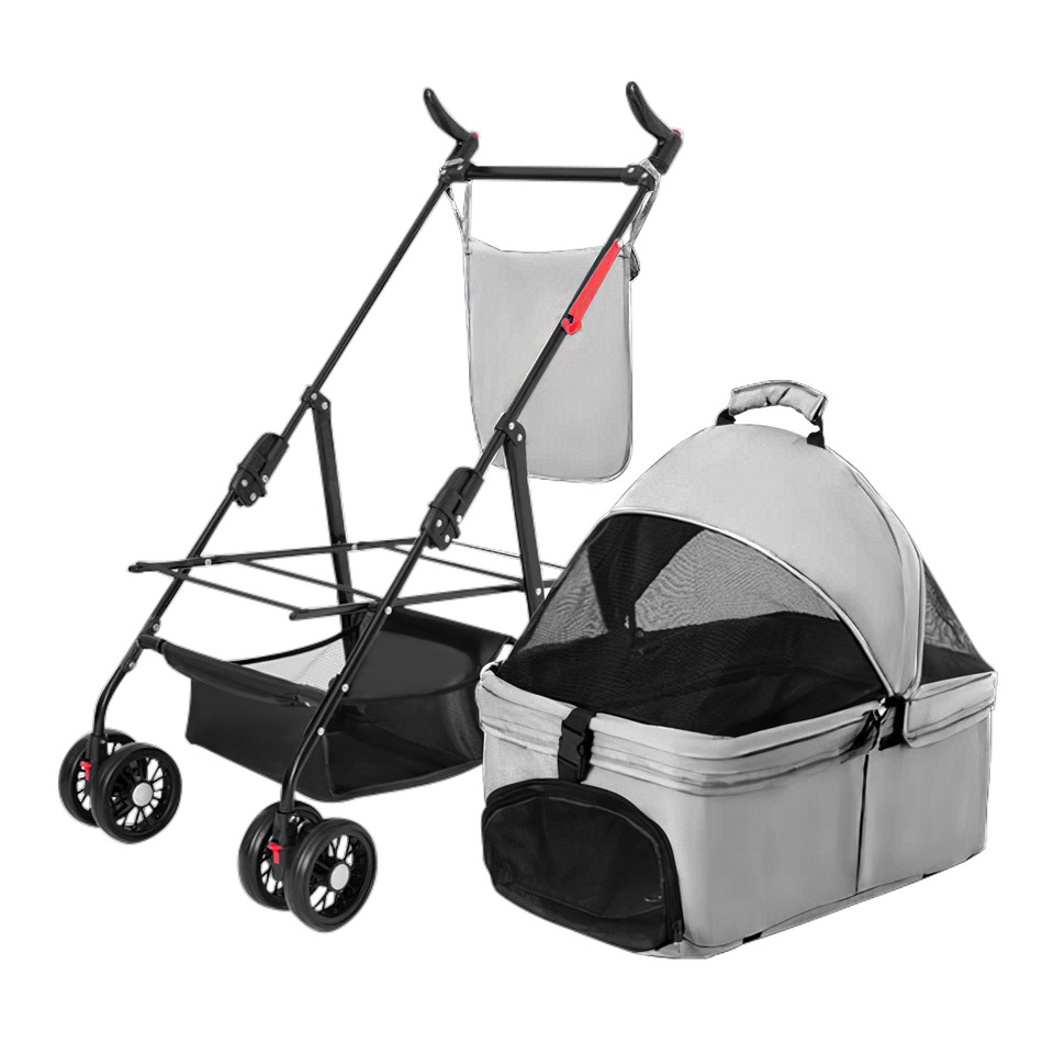 iMounTEK® 4-Wheel Foldable Pet Stroller product image