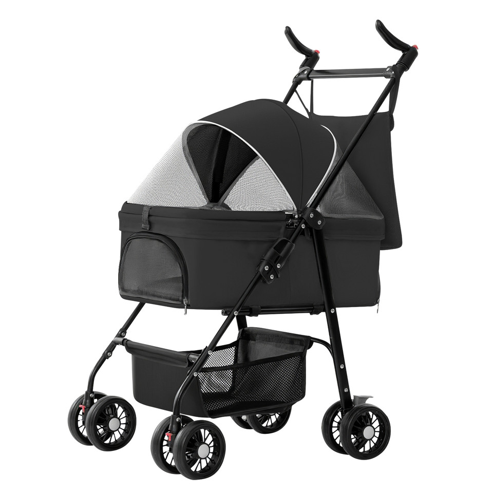 iMounTEK® 4-Wheel Foldable Pet Stroller product image