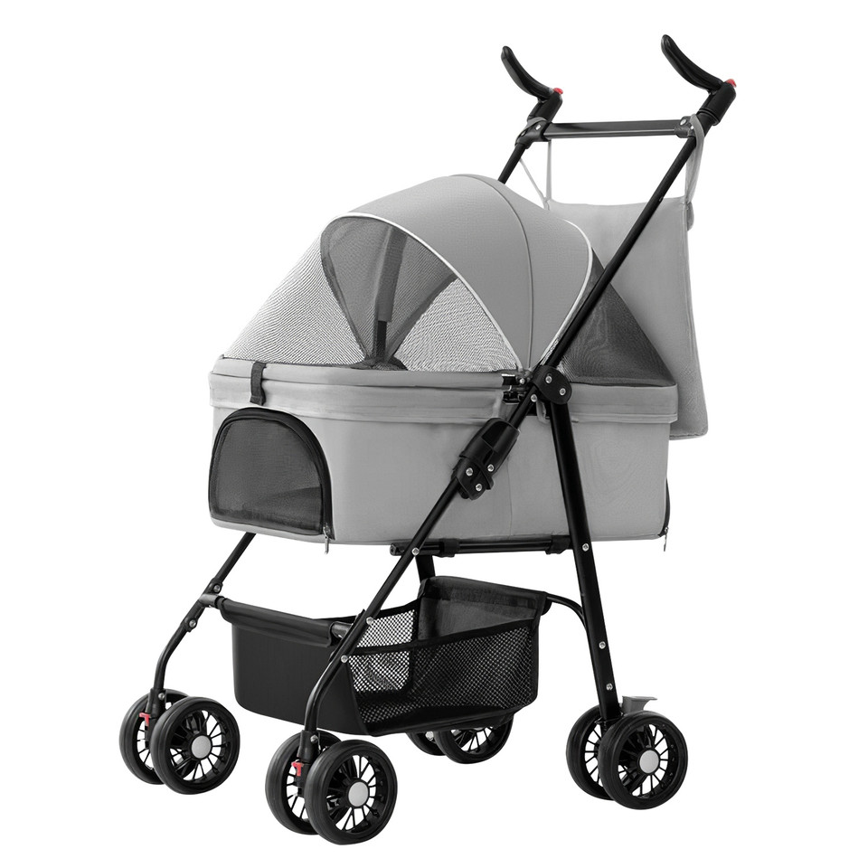 iMounTEK® 4-Wheel Foldable Pet Stroller product image