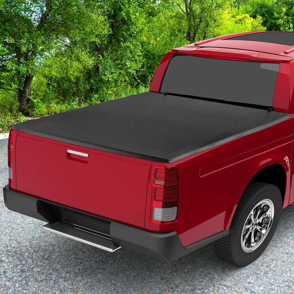 5.8-Foot Soft 4-Fold Truck Bed Tonneau Cover product image