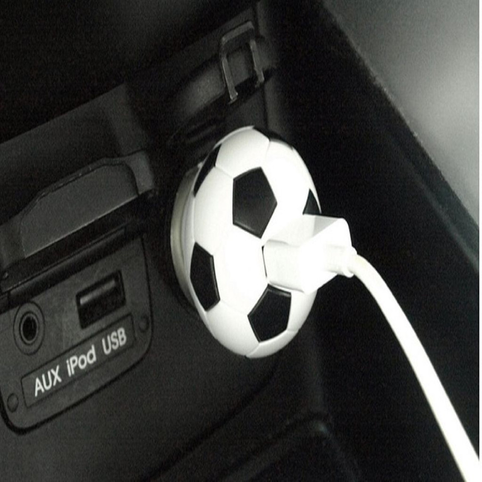 Soccer Ball USB & Car Charger Set (1- or 2-Pack) product image