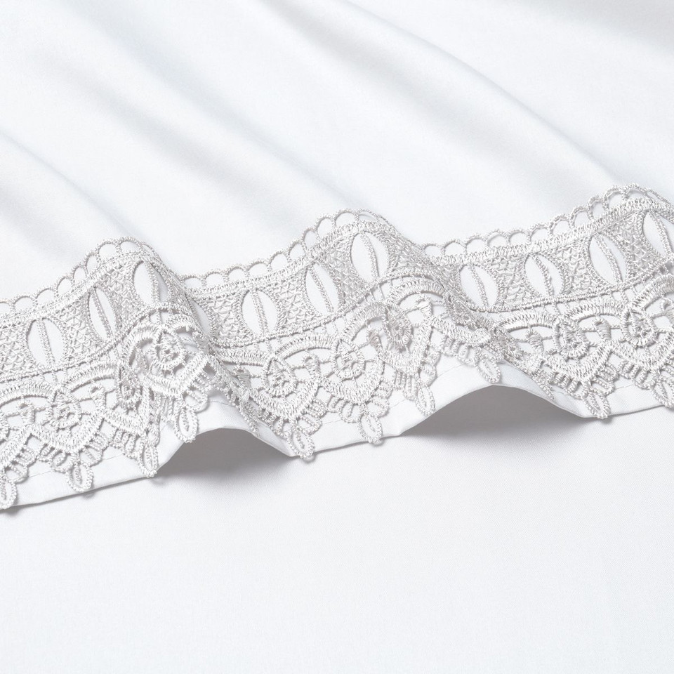 4-Piece Bamboo Comfort Lace Crochet Embroidery Sheet Set product image
