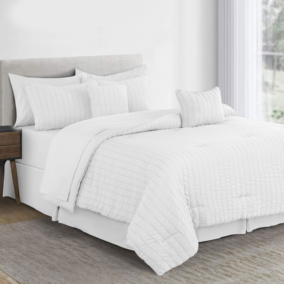 Seersucker Comforter 8- to 10-Piece Set product image