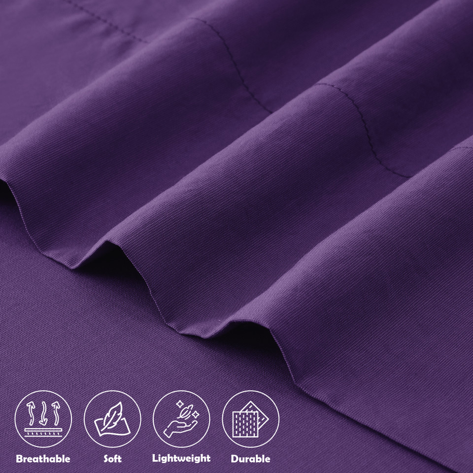 4-Piece Rayon from Bamboo Cooling Wrinkle-Resistant Bedding product image