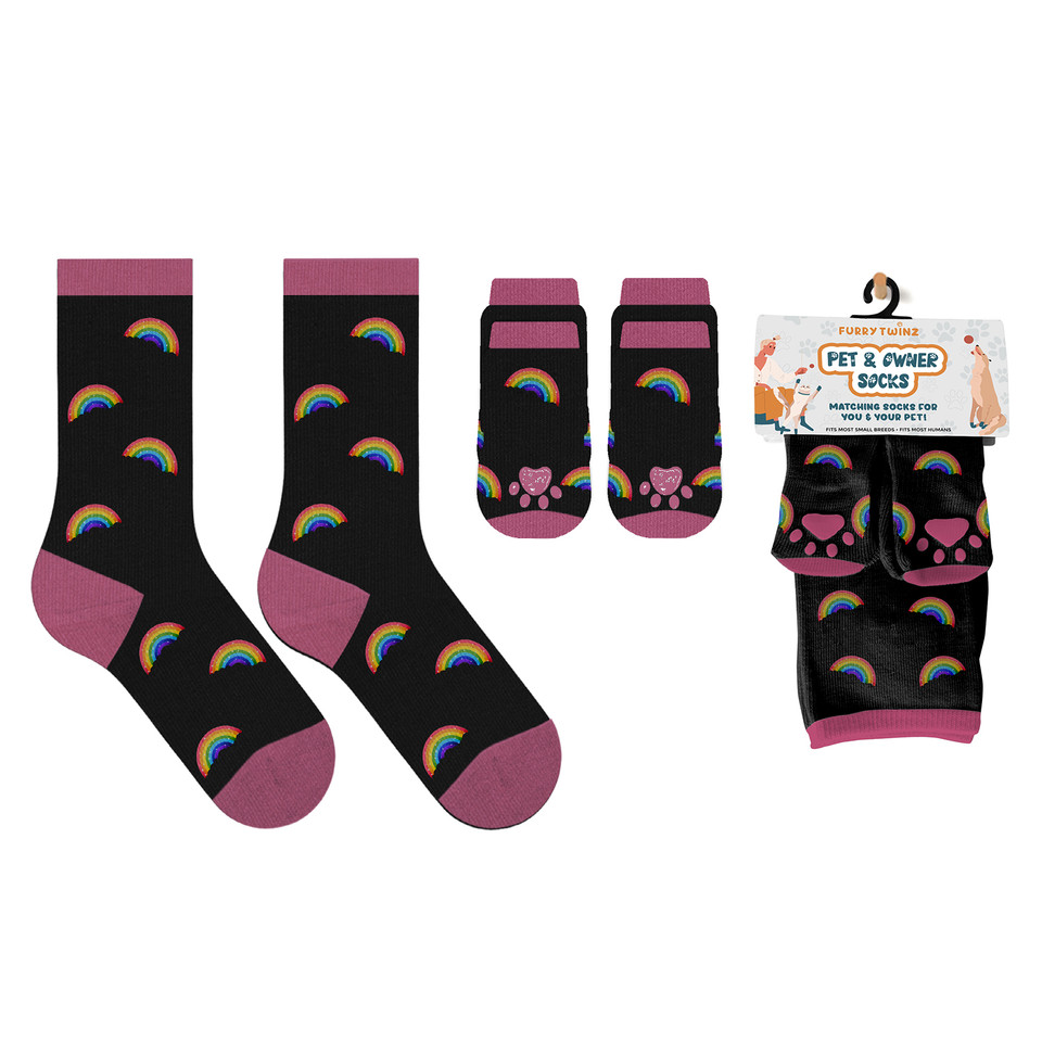 Novelty Matching Pet & Owner Fun Socks (2-Pair) product image