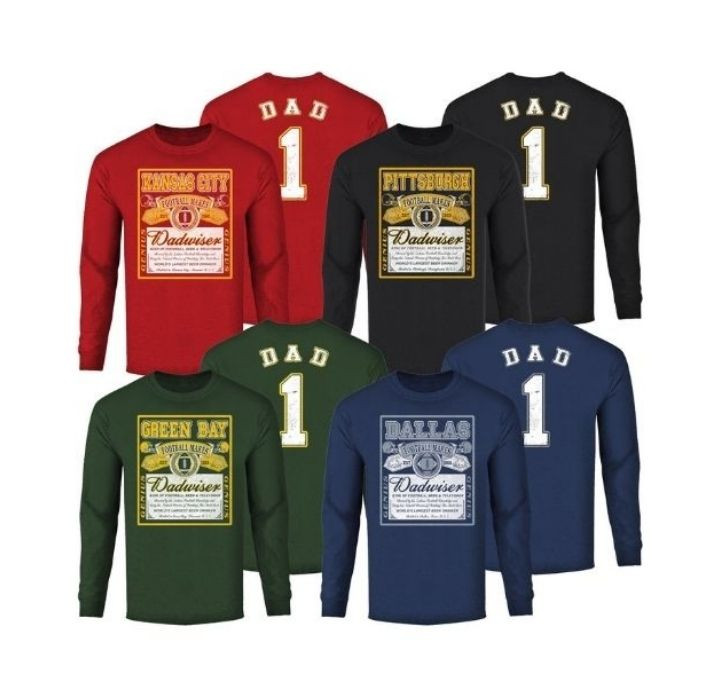 Men's Dadwiser Football Long Sleeve Shirt product image