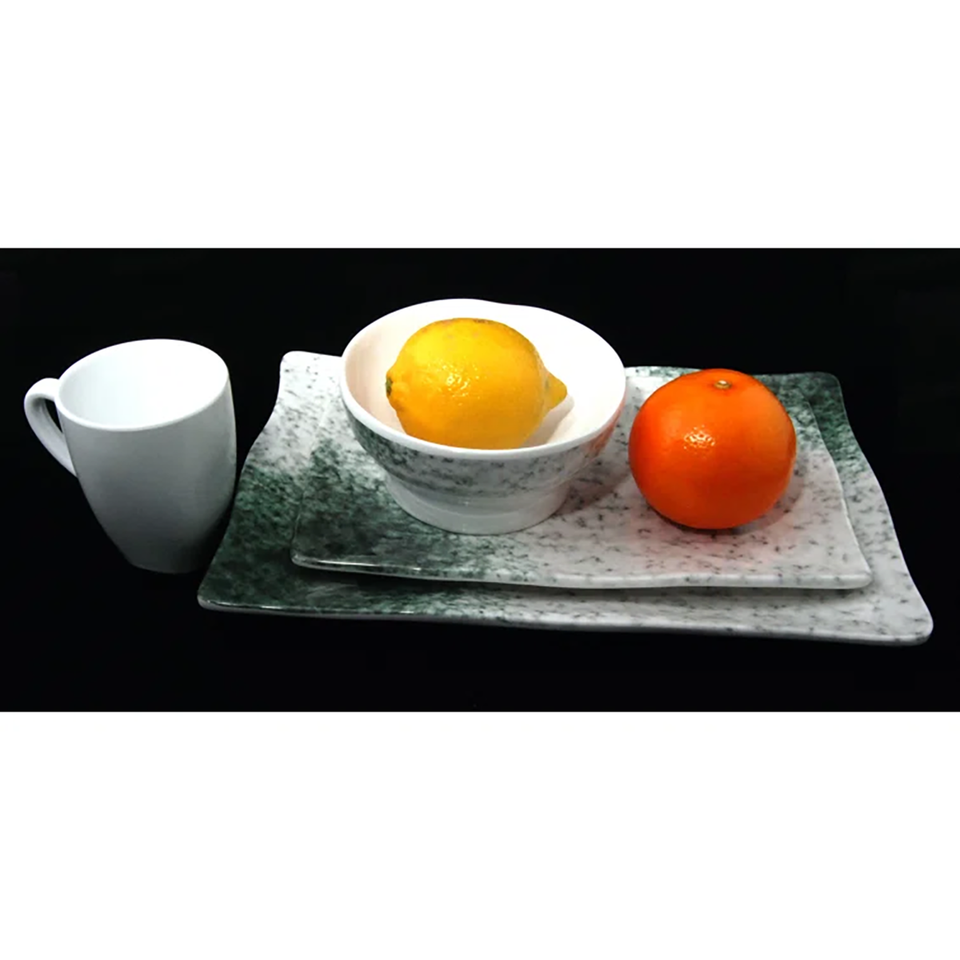 Le Chef™ Marble Melamine 4-Piece Dinner Set product image