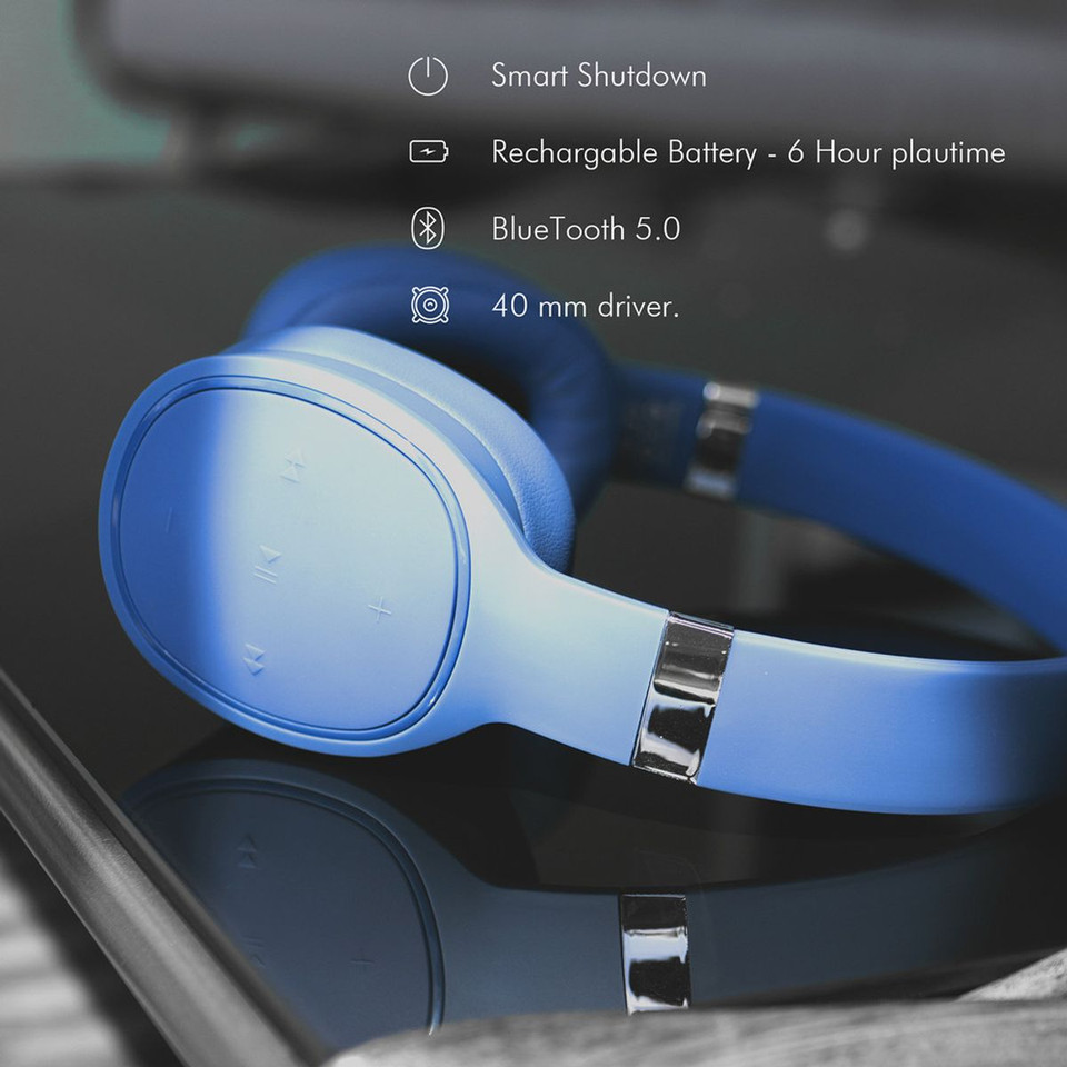 Bluetooth Deep Bass Comfortable Over-Ear Hi-Fi Wireless Stereo Headphones product image
