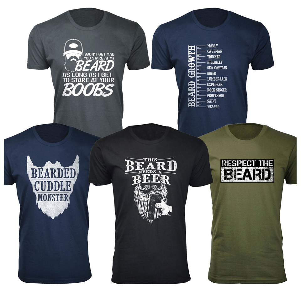 Men's Beard Humor T-shirts product image