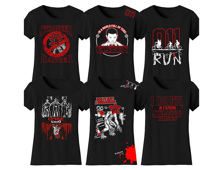 Women's Best of Stranger Things T-shirts product image