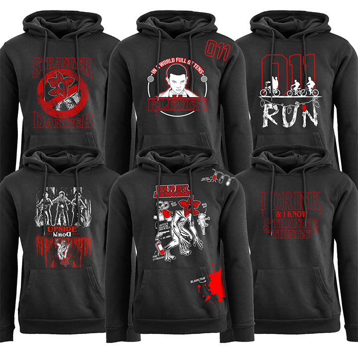 Stranger Things Themed Pullover Hoodie product image