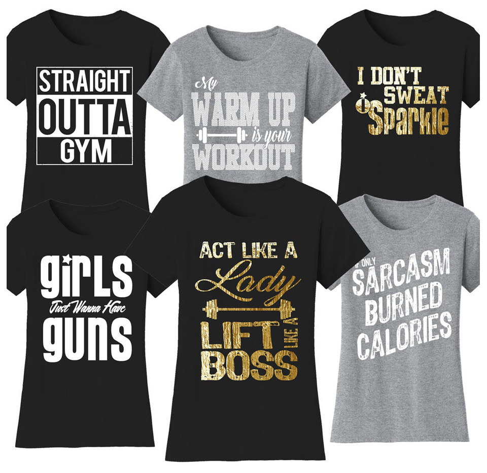 Women’s Gym Workout Humor Funny T-Shirts product image