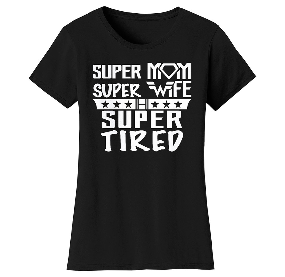 Super Mom Themed T-Shirt product image