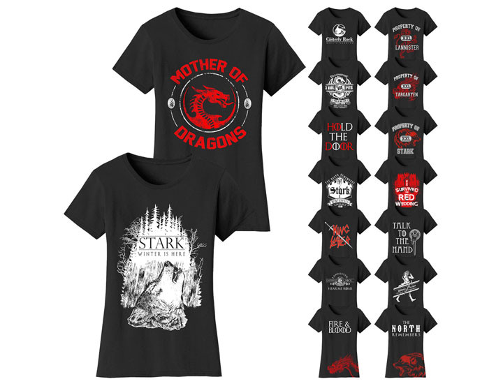 Women’s Thrones and Dragons T-Shirt product image