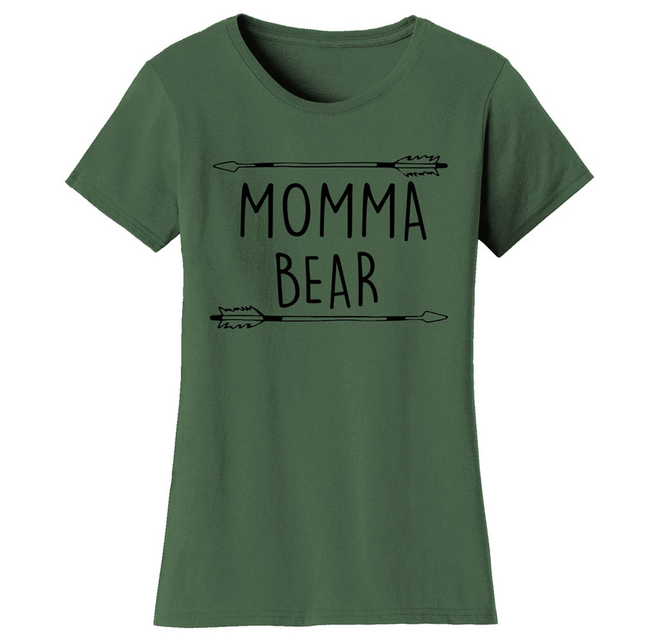 Women’s Mama Bear Themed T-Shirts product image
