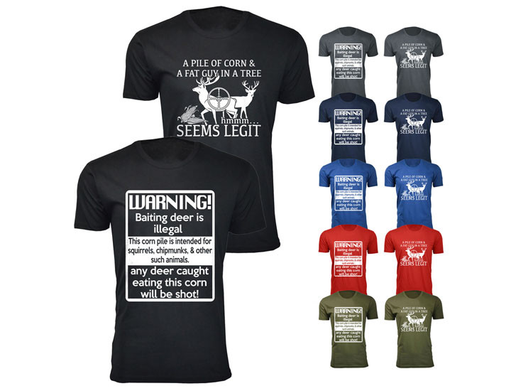 Men's Deer Hunting Theme T-shirt product image