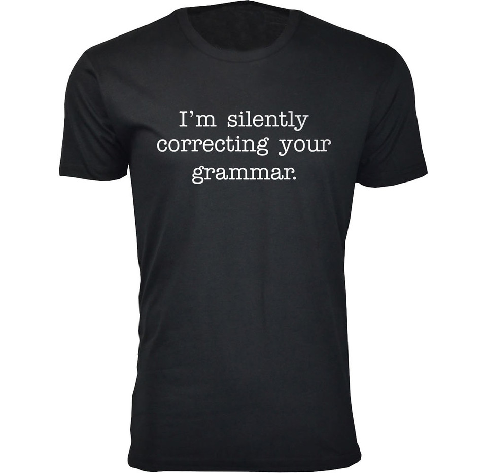 Men’s "I Am Silently Correcting Your Grammar" T-Shirt product image