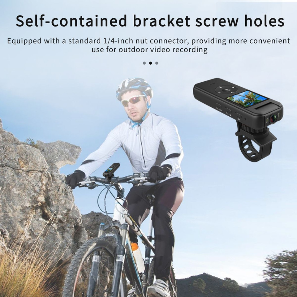 HD 4K DV Sports Camera Night Vision WIFI Outdoor Sports Bicycle Driving Recorder with Back Clip Law Enforcement Recorder product image