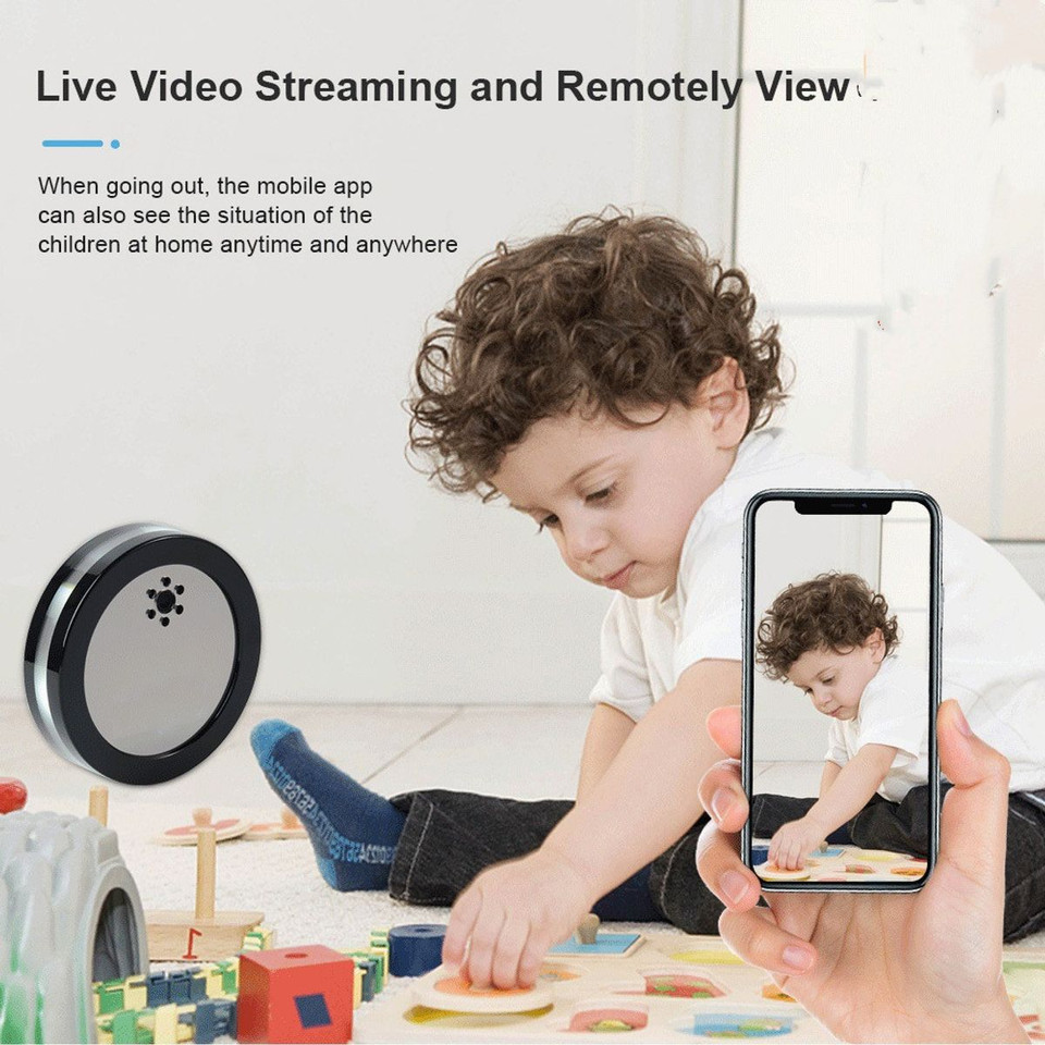 HD 1080P Smart Home Security Camera with Colorful Night Light Wireless WiFi for Infrared Night Vision,Double-Way Voice,Video Call product image