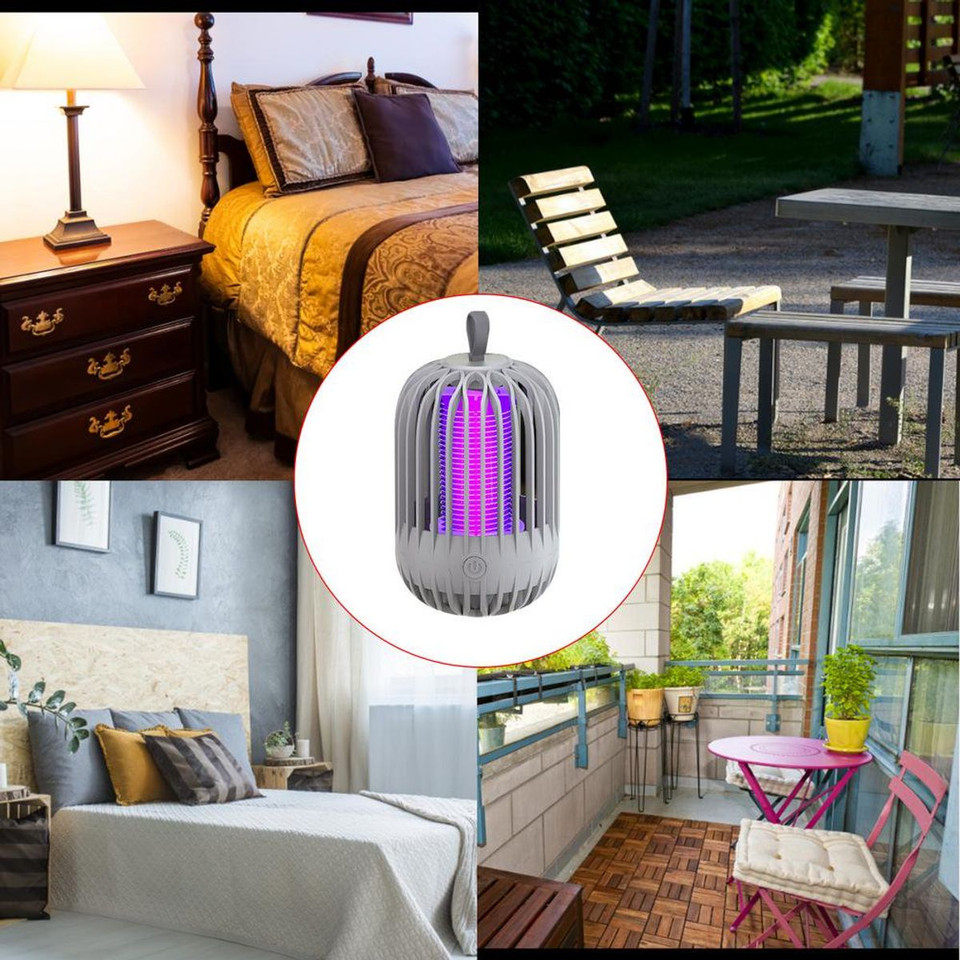 Bugs Zapper Insect Killer for Outdoor Indoor Insect Fly Trap for Home Kitchen Backyard Patio Electronic Light Bulb Lamp Low Noise Insect Zappers Killer product image