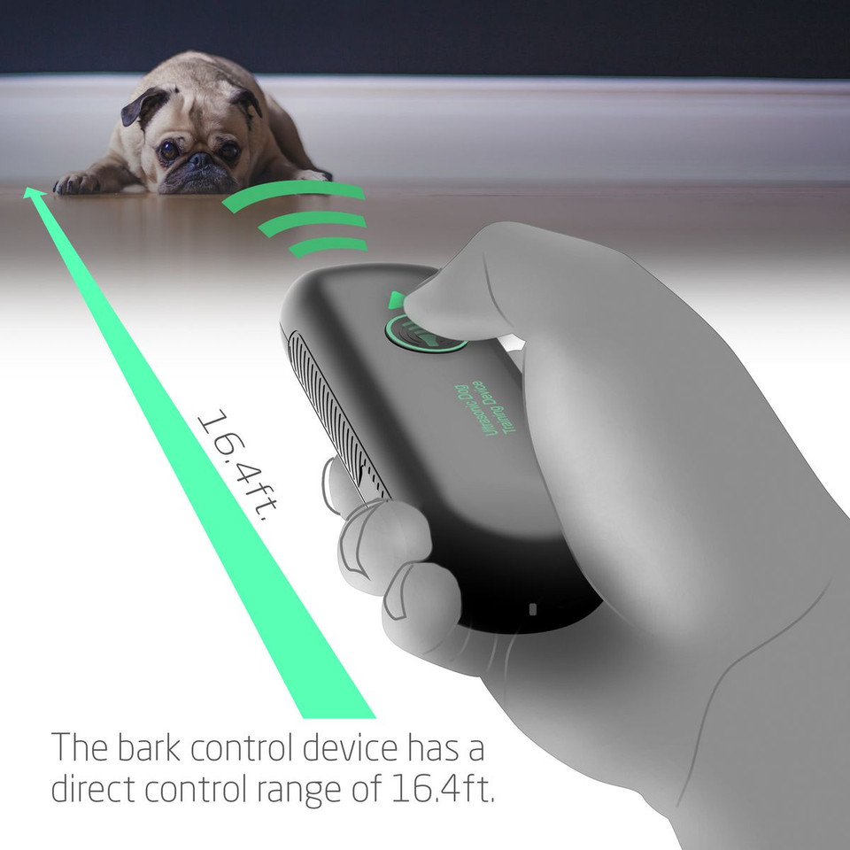 Anti Barking Devices for Dogs Ultrasonic Bark Stopper Deterrent Devices Adjustable Frequencies Training Device of Dogs for All Sizes product image