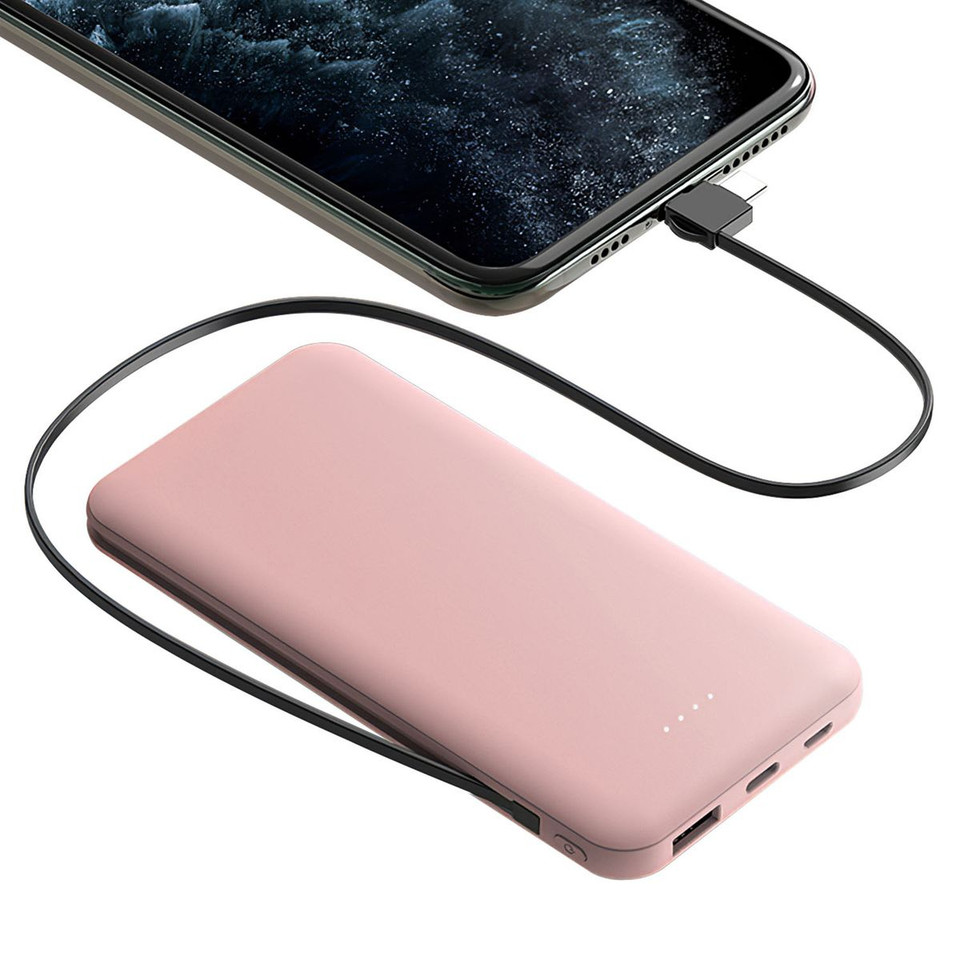 PowerMaster™ 10,000mAh Power Bank with Built-in Cable product image