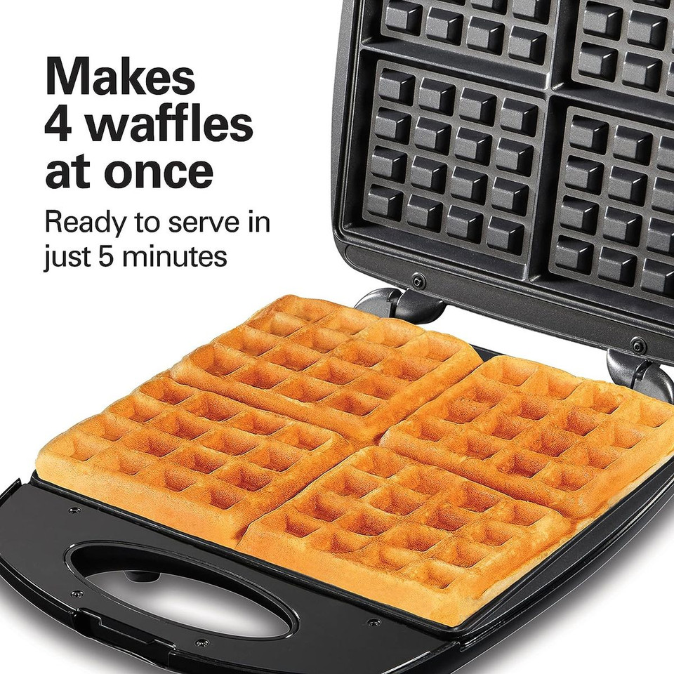 Compact Belgian Waffle Iron with Indicator Lights product image