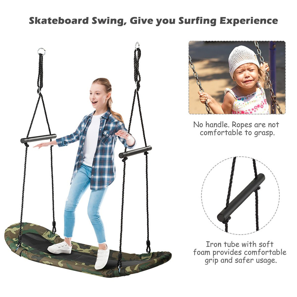 Costway Adjustable Saucer Tree Swing for Kids  product image