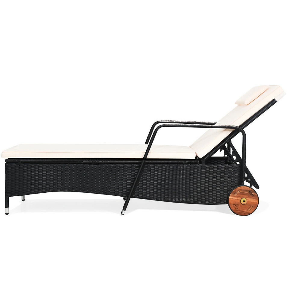 Adjustable Rattan Lounge Chair Recliners (Set of 2) product image