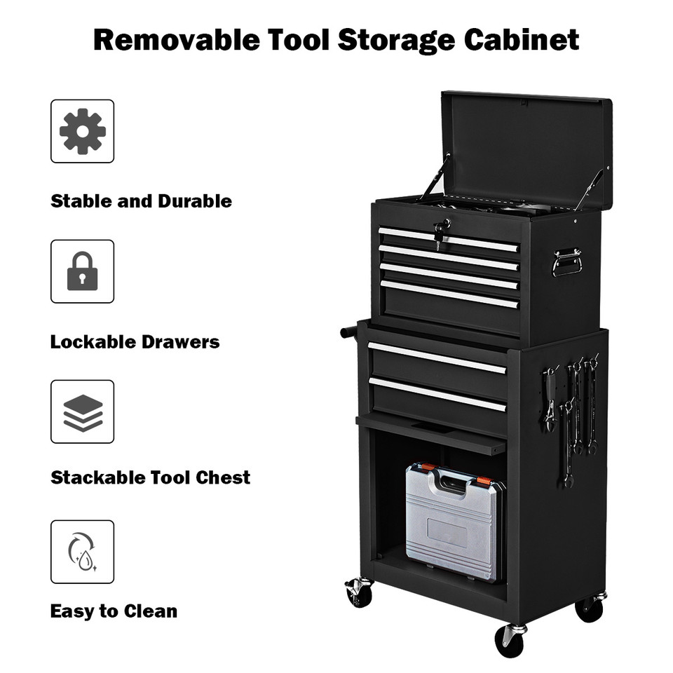 Rolling Cabinet Storage Chest Box Garage Toolbox product image