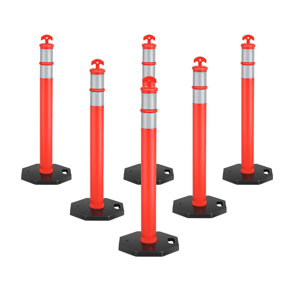 45-Inch Orange Traffic Delineator Post (6-Pack) product image