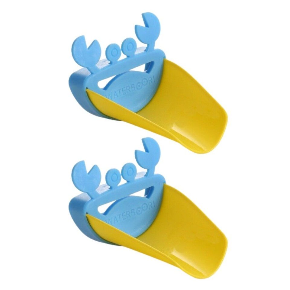 Kids' Blue Plastic Faucet Extender (2-Pack) product image