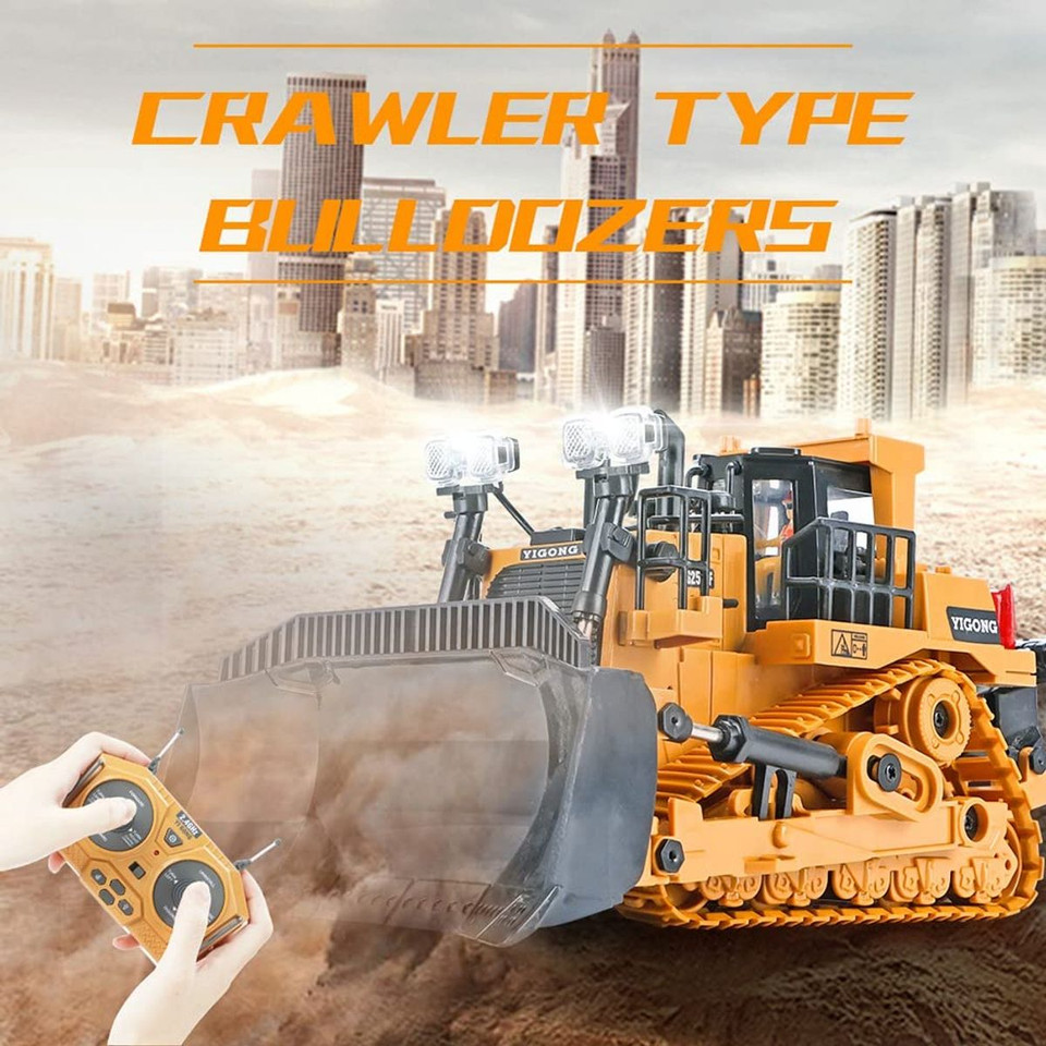 Remote Control Excavator Bulldozer Toys 1:24 RC Trucks Engineering Vehicle Toys Gift product image