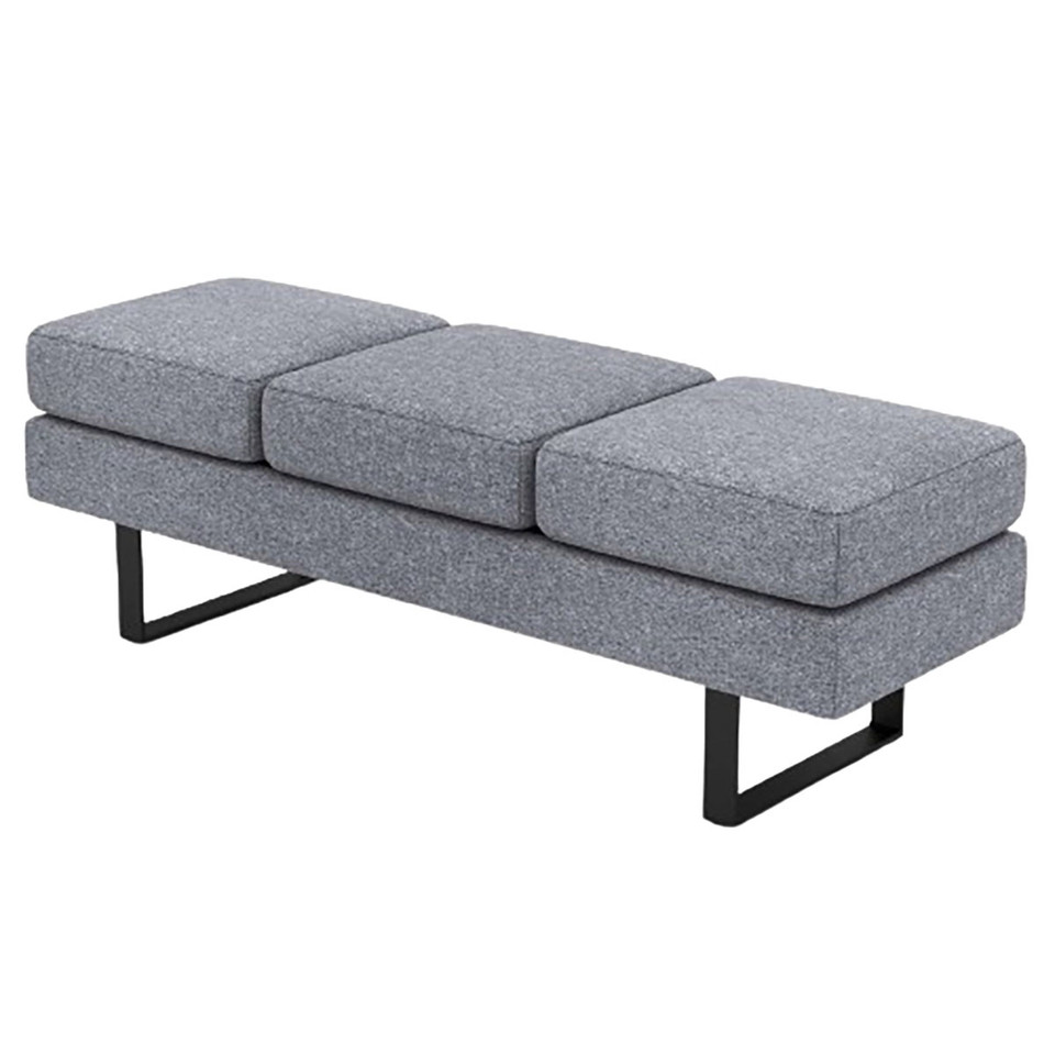 Waiting Room Bench Seating with Metal Frame Leg product image